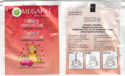 Megafyt Pharma Dětský Ovocný Čaj s Příchutí Tresne