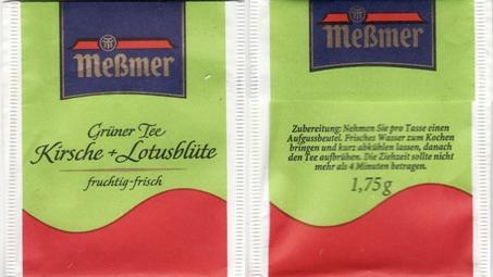 Meßmer 01210690 Grüner Tee Kirsche Lotusblüte