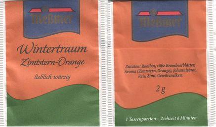 Meßmer 01212481 Wintertraum Zimtstern Orange