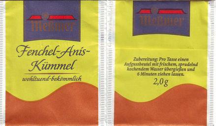 Meßmer 01213896 Fenchel Anis Kümmel