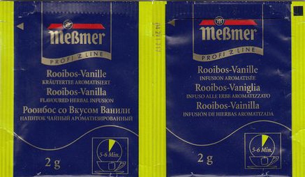 Meßmer 04211717 Profi Line Rooibos Vanille