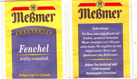 Meßmer 04212157 Fenchel