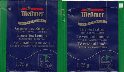 Meßmer 05211713 Profi Line Grüner Tee Zitrone