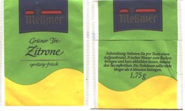 Meßmer 1C214835 Grünertee Zitrone