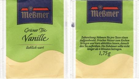 Meßmer 1C214841 Grüner Tee Vanille