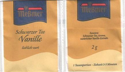 Meßmer 1E212054 Schwarzer Tee Vanille