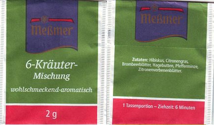 Meßmer 1F212160 6 Kräuter Mischung