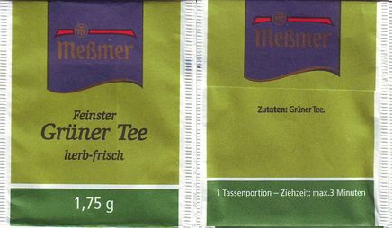 Meßmer 1F213141 Feinster Grüner Tee