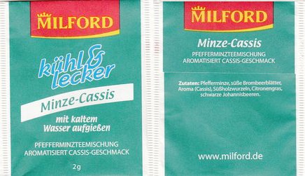 Milford 01212892 Kuhl & Lecker Minze Cassis