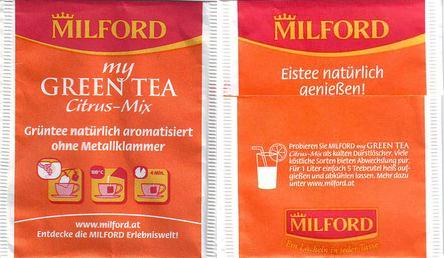 Milford 01215638 My Green Tea Citrus Mix