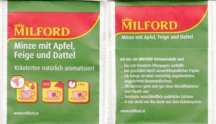 Milford 01215867 Minze Mit Apfel Feige Und Dattel