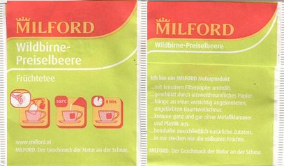 Milford 01216404 Wildbirne Preiselbeere