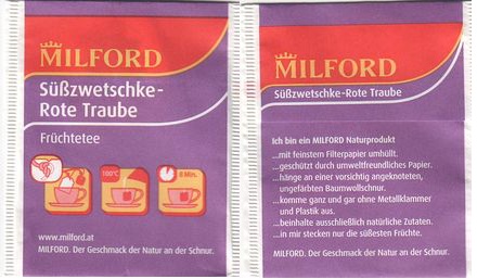 Milford 01216406 Susszwetschke Rote Traube