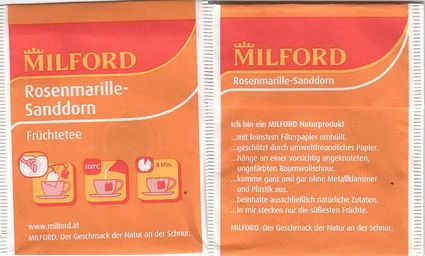 Milford 01216419 Rosenmarille Sanddorn