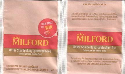 Milford 01218926 Unser Stundenlang Quatschen Tee