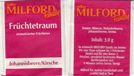 Milford Family Früchtetraum Johannisbeere Kirsche