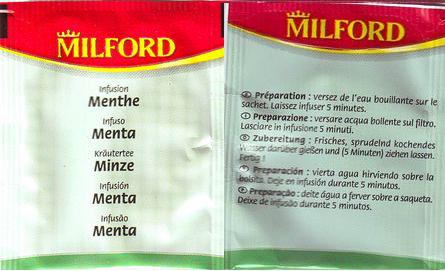 Milford Foil Infusion Menthe