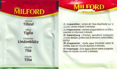 Milford Foil Infusion Tilleul