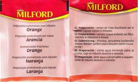 Milford Foil Orange