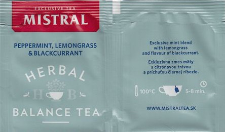 Mistral 05 Peppermint Lemongrass & Blackcurrant