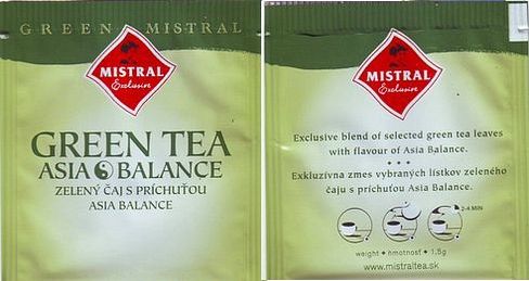 Mistral 3 Green Tea Asia Balance