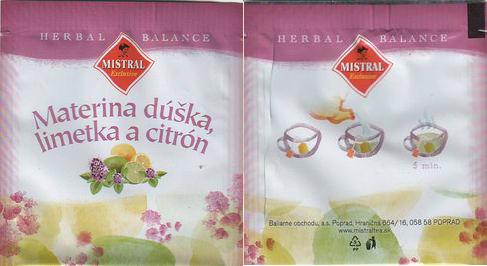 Mistral Materina Duska Limetka a Citron