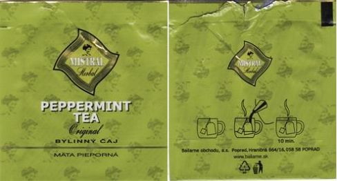 Mistral Peppermint Tea 1