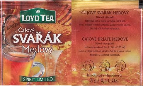 Mokate Loyd Tea Cajocy Svarak Medovy Navod