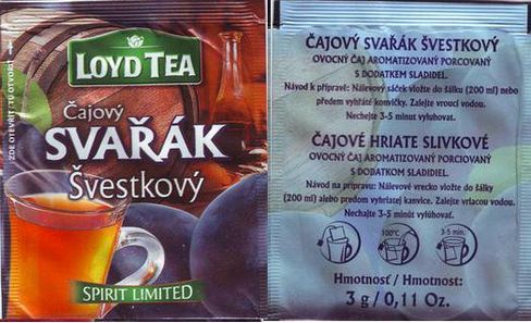 Mokate Loyd Tea Cajovy Svarak Svestkovy s Dodatkem Sladidel