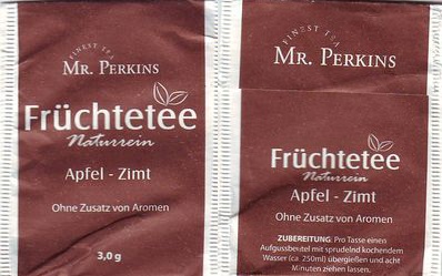 Mr. Perkins Früchtetee Naturrein Apfel Zimt