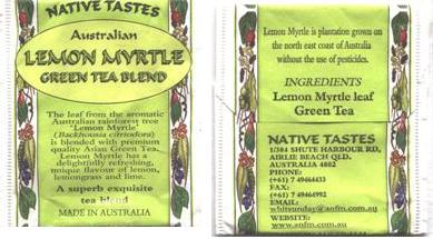 Native Tastes Lemon Myrtle Green Www