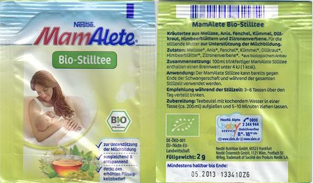 Nestlé Mam Alete Bio Stilltee Bio