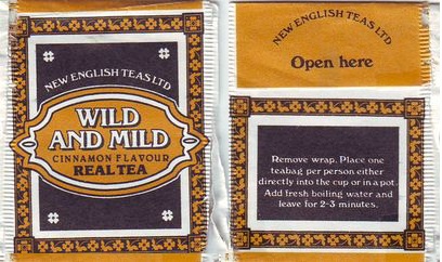 New English Teas 01 Wild & Mild Cinnamon Flavour