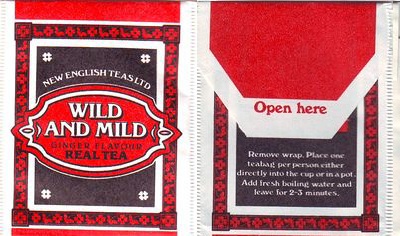 New English Teas 01 Wild & Mild Ginger Flavour