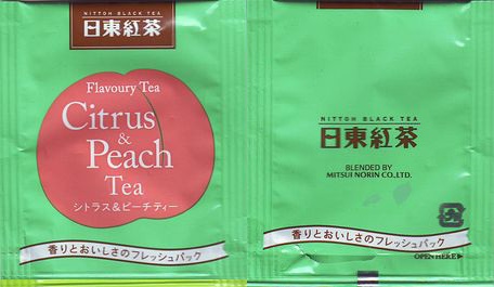 Nittoh Black Tea Flavoury Tea Citrus & Peach Tea