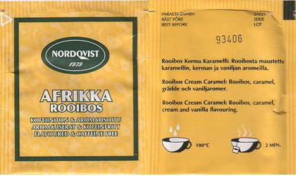 Nordqvist Afrikka Rooibos Cream Caramel