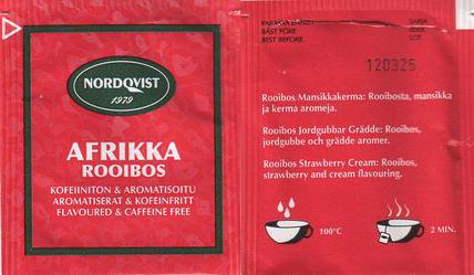 Nordqvist Afrikka Rooibos Strawberry Cream