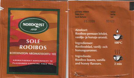 Nordqvist Sole Rooibos