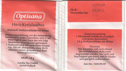 Optisana Herz Kreislauftee