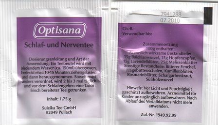 Optisana Schlaf Und Nerventee