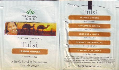 Organic India Tulsi Lemon Ginger