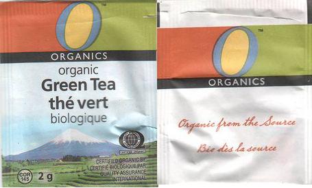 Organics Organic Green Tea Thé Vert Biologique