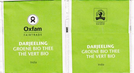 Oxfam Fairtrade Darjeeling Groene Bio Thee