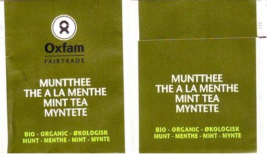 Oxfam Fairtrade Muntthee Bio