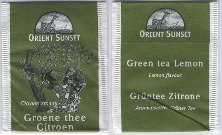 Orient Sunset Groene Thee Citroen 1