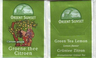 Orient Sunset Groene Thee Citroen 2