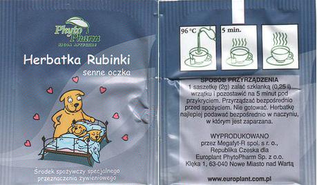 Phyto Pharm Herbatka Rubinki Senne Oczka