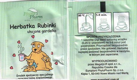 Phyto Pharm Herbatka Rubinki Ukojene Gardelko