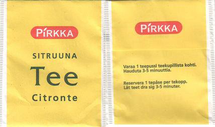 Pirkka 01219219 Sitruuna Tee Citronte