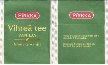 Pirkka 01219222 Vihrea Tee Vanilja